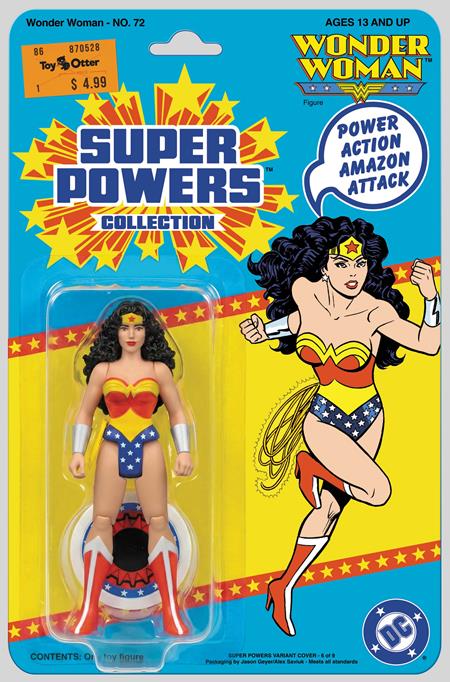 WONDER WOMAN #72 FACSIMILE EDITION CVR B JASON GEYER & ALEX SAVIUK WONDER WOMAN SUPER POWERS CARD STOCK VAR (Pre-Order by 08/31/26 | Est. In-Store: 09/23/26 | Ships after release)