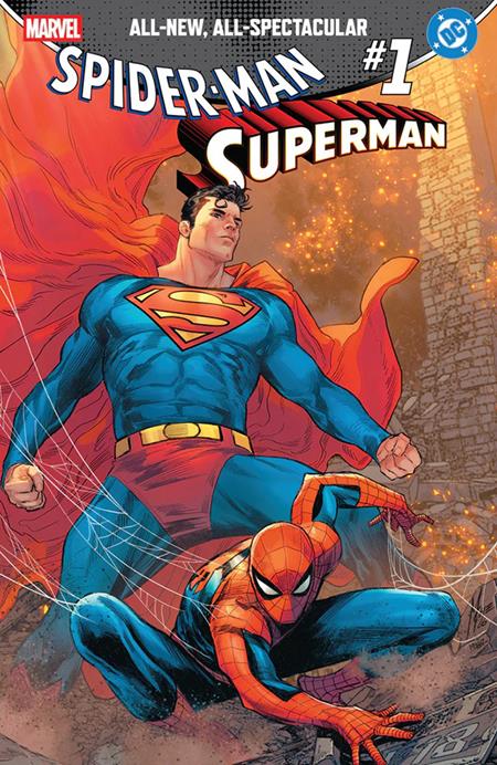 DF MARVEL/DC SPIDERMAN/SUPERMAN #1 MARCO CHECCHETTO COMICXPOSURE EXCLUSIVE (Pre-Order by 08/03/26 | Est. In-Store: 09/30/26 | Ships after release)