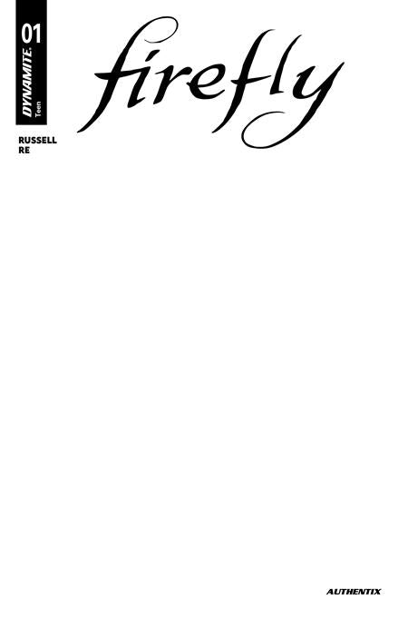 FIREFLY #1 CVR I BLANK AUTHENTIX VAR (Pre-Order by 08/10/26 | Est. In-Store: 09/02/26 | Ships after release)