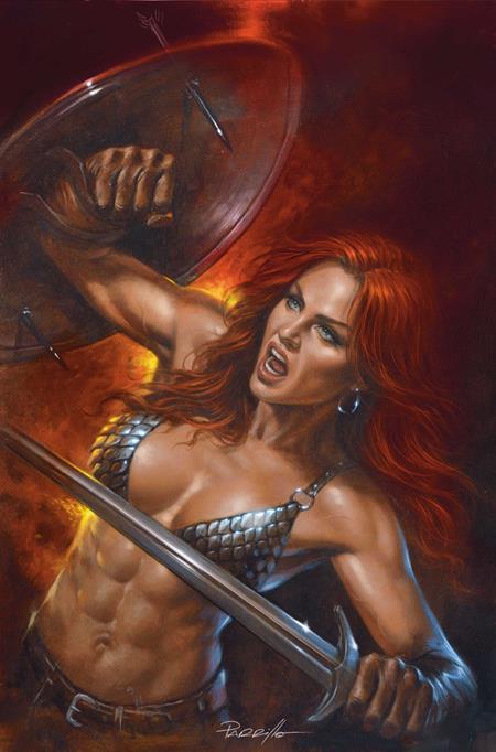 RED SONJA SHE DEVIL WITH A SWORD #5 CVR F LUCIO PARRILLO METAL PREMIUM VAR (Pre-Order by 08/10/26 | Est. In-Store: 09/16/26 | Ships after release)