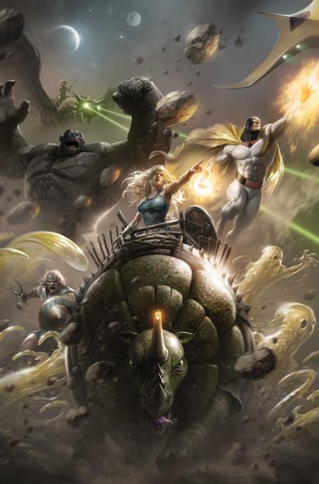 SPACE GHOST VS THE HERCULOIDS #1 CVR G FRANCESCO MATTINA METAL PREMIUM COVER VAR (Pre-Order by 08/24/26 | Est. In-Store: 09/30/26 | Ships after release)