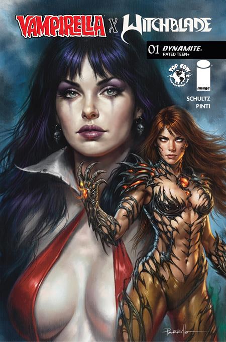 VAMPIRELLA X WITCHBLADE SPECIAL #1 (ONE SHOT) CVR B LUCIO PARRILLO VAR (Pre-Order by 08/31/26 | Est. In-Store: 09/23/26 | Ships after release)