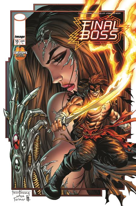 FINAL BOSS #10 CVR D TYLER KIRKHAM WITCHBLADE TEAM UP VAR (MR) (Pre-Order by 09/07/26 | Est. In-Store: 09/30/26 | Ships after release)