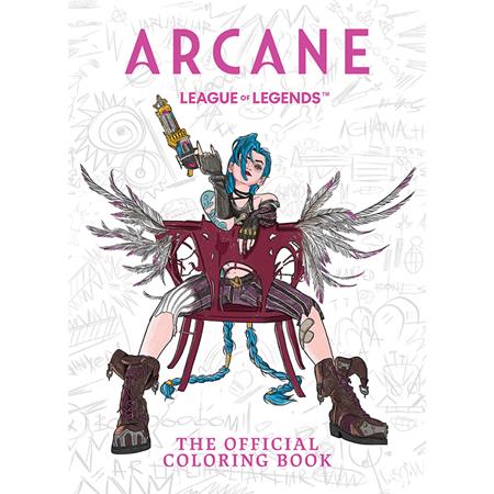 ARCANE TP THE OFFICIAL COLORING BOOK (Pre-Order by 08/03/26 | Est. In-Store: 09/30/26 | Ships after release)