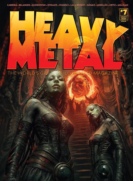 HEAVY METAL MAGAZINE #7 CVR A CARLOS CABRERA (Pre-Order by 08/03/26 | Est. In-Store: 09/30/26 | Ships after release)