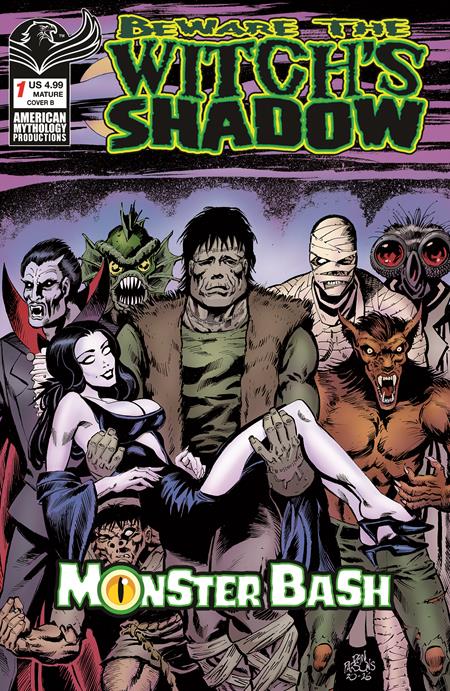 BEWARE THE WITCHS SHADOW MONSTER BASH #1 CVR B DAN PARSONS VAR (MR) (Pre-Order by 08/31/26 | Est. In-Store: 09/30/26 | Ships after release)