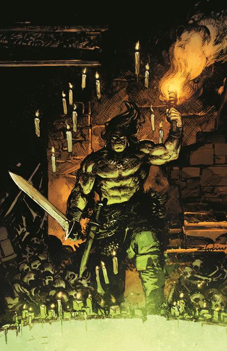 CONAN THE BARBARIAN TIDES OF THE TYRANT KING #1 (OF 4) CVR J GERARDO ZAFFINO VIRGIN CARDSTOCK VAR (MR) (Pre-Order by 08/31/26 | Est. In-Store: 09/23/26 | Ships after release)
