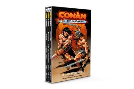 CONAN THE BARBARIAN HC VOL 04-06 SLIPCASE SET DIRECT MARKET EDITION DAN PANOSIAN CVR (MR) (Pre-Order by 08/24/26 | Est. In-Store: 09/16/26 | Ships after release)