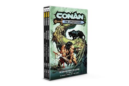 CONAN THE BARBARIAN HC VOL 04-06 SLIPCASE SET REGULAR EDITION ROBERTO DE LA TORRE (MR) (Pre-Order by 08/24/26 | Est. In-Store: 09/16/26 | Ships after release)
