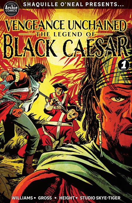 SHAQUILLE ONEAL PRESENTS VENGEANCE UNCHAINED THE LEGEND OF BLACK CAESAR #1 (OF 5) CVR C FRANCESCO FRANCAVILLA CONNECTING VAR (Pre-Order by 11/09/26 | Est. In-Store: 12/02/26 | Ships after release)