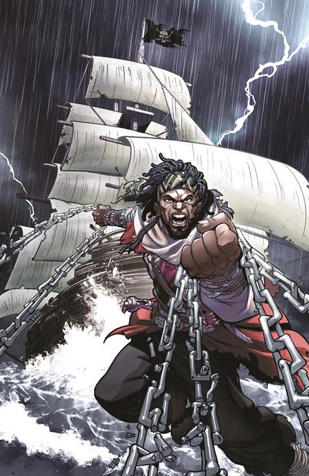 SHAQUILLE ONEAL PRESENTS VENGEANCE UNCHAINED THE LEGEND OF BLACK CAESAR #1 (OF 5) CVR D RAY ANTHONY HEIGHT FOIL FULL ART VAR (Pre-Order by 11/09/26 | Est. In-Store: 12/02/26 | Ships after release)