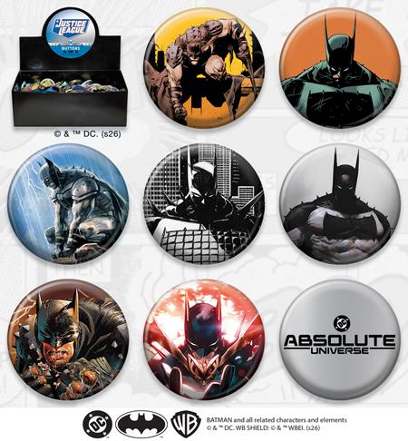 ATA-BOY DC ABSOLUTE 144 PIECE BUTTON ASST (NET) (Pre-Order by 08/31/26 | Est. In-Store: 10/14/26 | Ships after release)