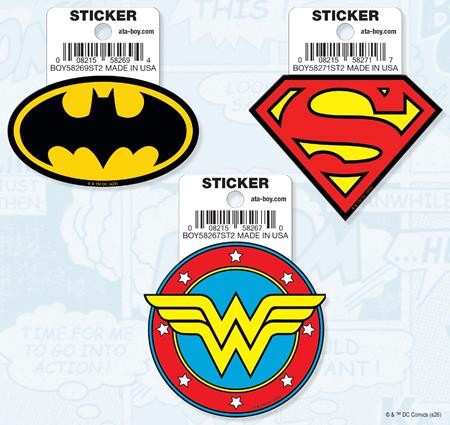 ATA-BOY DC LOGO 9 STICKER PACK (NET) (Pre-Order by 08/31/26 | Est. In-Store: 10/14/26 | Ships after release)