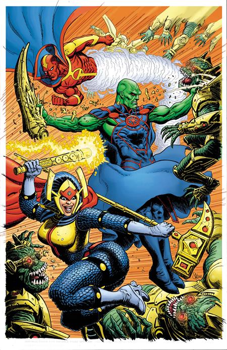 JUSTICE LEAGUE UNLIMITED #24 CVR E STEVE SKROCE CARD STOCK VAR (Pre-Order by 10/05/26 | Est. In-Store: 10/28/26 | Ships after release)