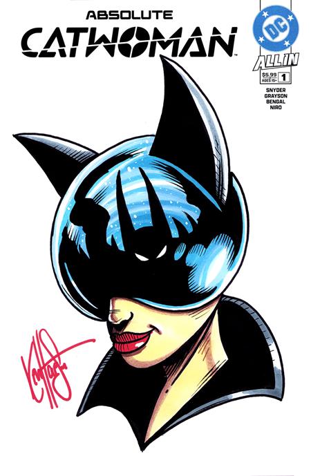 DF ABSOLUTE CATWOMAN #1 BLANK VARIANT SIGNED AND REMARKED BY KEN HAESER (Pre-Order by 09/07/26 | Est. In-Store: 10/28/26 | Ships after release)
