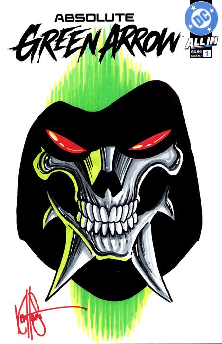 DF ABSOLUTE GREEN ARROW #1 BLANK VARIANT SIGNED AND REMARKED BY KEN HAESER (Pre-Order by 09/07/26 | Est. In-Store: 10/28/26 | Ships after release)