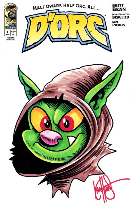 DF D ORC #1 FOURTH PRINTING BLANK VARIANT SIGNED AND REMARKED BY KEN HAESER (Pre-Order by 09/07/26 | Est. In-Store: 10/28/26 | Ships after release)