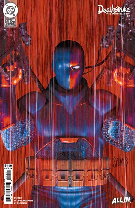 DF DEATHSTROKE THE TERMINATOR #4 MARK SPEARS VARIANT SIGNED BY TONY FLEECS (Pre-Order by 09/07/26 | Est. In-Store: 10/28/26 | Ships after release)