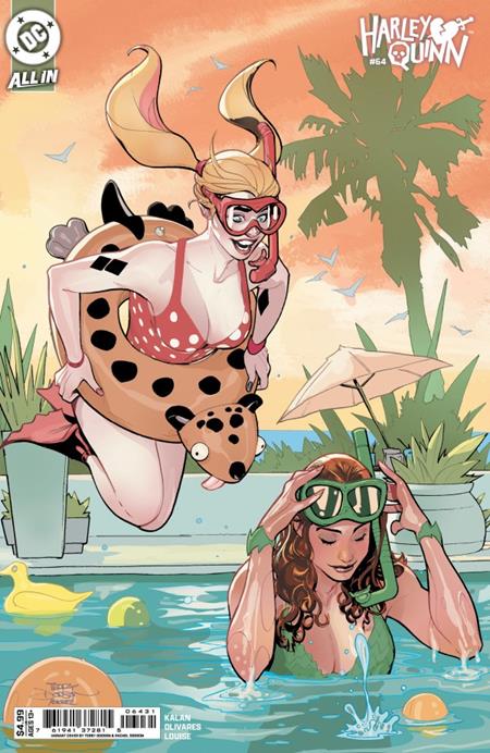 DF HARLEY QUINN #64 VARIANT SIGNED BY TERRY & RACHEL DODSON (Pre-Order by 09/07/26 | Est. In-Store: 10/28/26 | Ships after release)