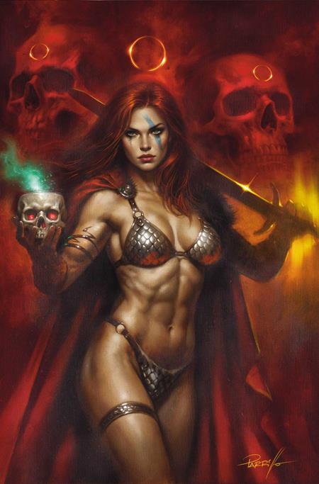 RED SONJA SHE DEVIL WITH A SWORD #6 CVR F LUCIO PARRILLO METAL PREMIUM VAR (Pre-Order by 09/14/26 | Est. In-Store: 10/21/26 | Ships after release)