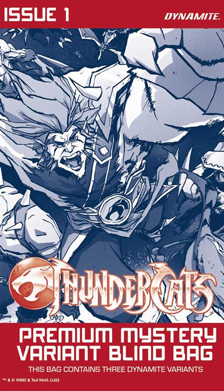 THUNDERCATS (2026) #1 CVR I PREMIUM MYSTERY BLIND BAG VAR (Pre-Order by 09/14/26 | Est. In-Store: 10/07/26 | Ships after release)