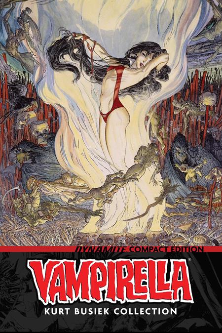 VAMPIRELLA MASTERS TP KURT BUSIEK (COMPACT EDITION) (Pre-Order by 10/19/26 | Est. In-Store: 11/11/26 | Ships after release)