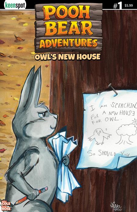 POOH BEAR ADVENTURES OWLS NEW HOUSE #1 (ONE SHOT) CVR A TESSA ROSE (Pre-Order by 09/07/26 | Est. In-Store: 10/28/26 | Ships after release)