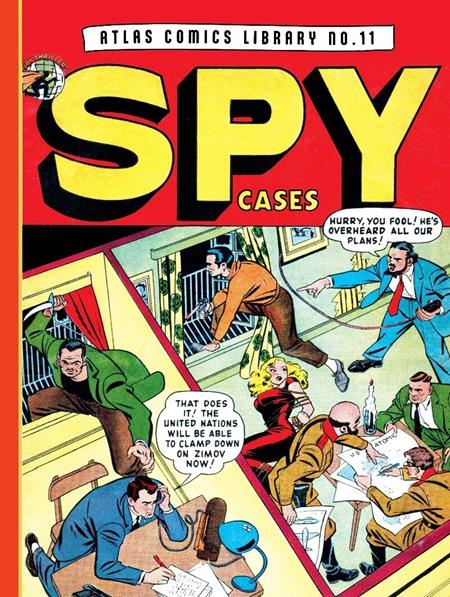 ATLAS COMICS LIBRARY HC NO 11 SPY CASES (MR) (Pre-Order by 09/07/26 | Est. In-Store: 10/21/26 | Ships after release)