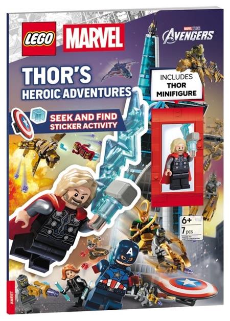 LEGO MARVEL THORS HEROIC ADVENTURES SEEK AND FIND STICKER ACTIVITY BOOK TP (Pre-Order by 09/07/26 | Est. In-Store: 10/07/26 | Ships after release)