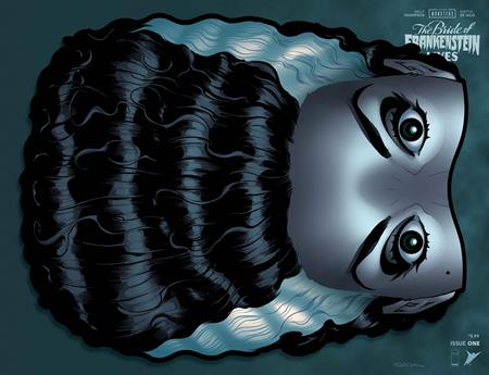 UNIVERSAL MONSTERS THE BRIDE OF FRANKENSTEIN LIVES #1 (OF 4) CVR K RYAN SOOK DIE CUT FOIL HAIRIANT VAR (Pre-Order by 09/28/26 | Est. In-Store: 10/28/26 | Ships after release)