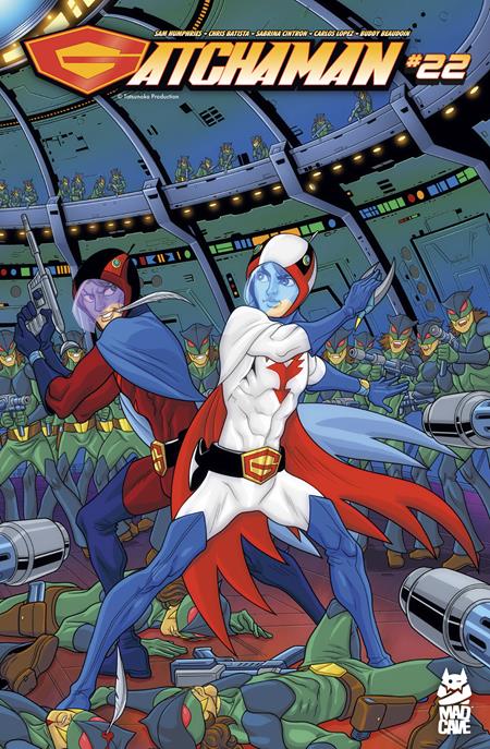 GATCHAMAN #22 CVR A CHRIS BATISTA SABRINA CINTRON (Pre-Order by 10/05/26 | Est. In-Store: 10/28/26 | Ships after release)