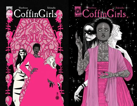 COFFIN GIRLS #1 (OF 5) CVR A MEGAN HUTCHISON JOSEPH SCHMALKE (Pre-Order by 08/31/26 | Est. In-Store: 10/14/26 | Ships after release)