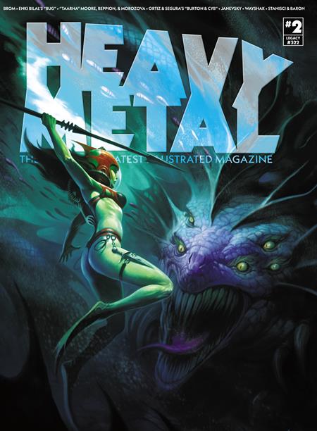 HEAVY METAL MAGAZINE #2 HC (MR) (Pre-Order by 09/07/26 | Est. In-Store: 10/28/26 | Ships after release)