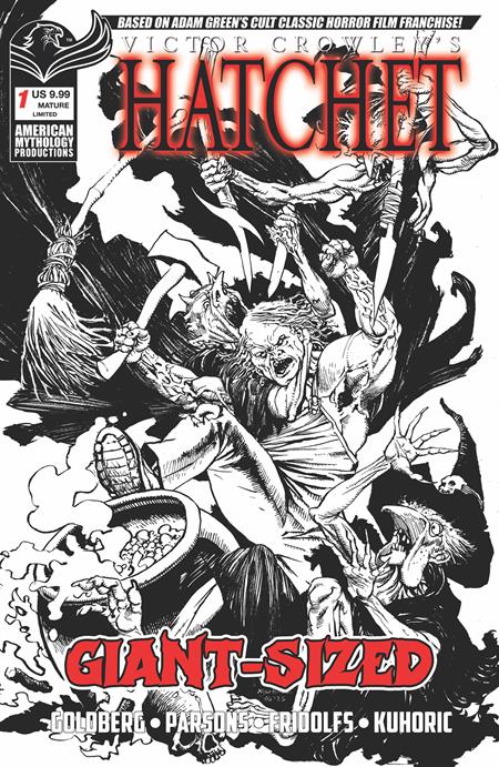 GIANT SIZED HATCHET HALLOWEEN #1 (ONE SHOT) CVR F ROY ALLAN MARTINEZ LIMITED B&W VAR (Pre-Order by 09/28/26 | Est. In-Store: 10/28/26 | Ships after release)