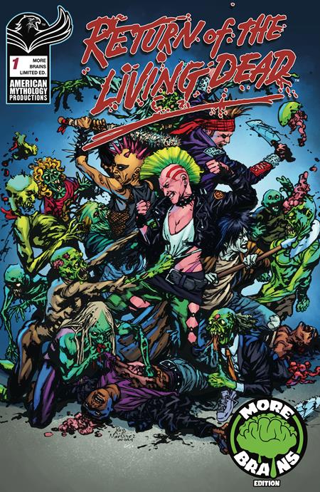 RETURN LIVING DEAD #1 ROY ALLAN MARTINEZ MORE BRAINS LIMITED (MR) (Pre-Order by 09/28/26 | Est. In-Store: 10/28/26 | Ships after release)