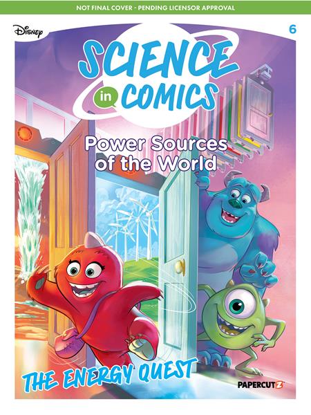 DISNEY SCIENCE IN COMICS HC VOL 06 POWER SOURCES OF THE WORLD (Pre-Order by 09/28/26 | Est. In-Store: 10/21/26 | Ships after release)