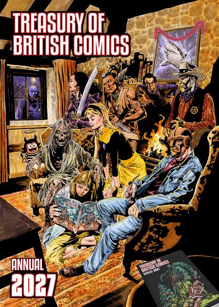 TREASURY OF BRITISH COMICS ANNUAL 2027 HC (Pre-Order by 08/31/26 | Est. In-Store: 11/25/26 | Ships after release)