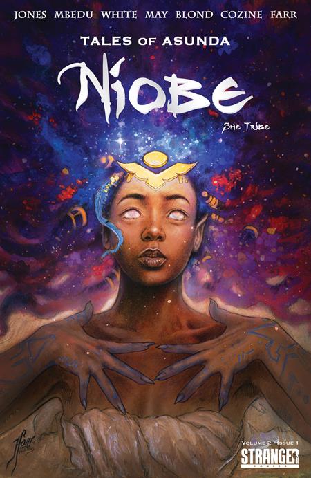 TALES OF ASUNDA NIOBE SHE TRIBE VOL 02 #1 (OF 4) CVR A TEHANI FARR (Pre-Order by 08/31/26 | Est. In-Store: 09/30/26 | Ships after release)