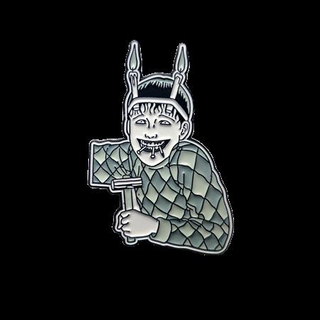 JUNJI ITO SOUICHIS CONVENIENT CURSE B&W LUNAR EXCLUSIVE ENAMEL PIN BADGE (Pre-Order by 09/07/26 | Est. In-Store: 11/11/26 | Ships after release)