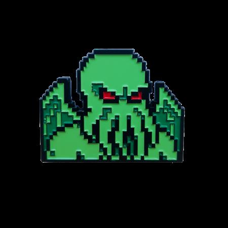 TITAN MERCH ORIGINAL GAMING 8 BIT CTHULHU ENAMEL PIN BADGE (Pre-Order by 09/07/26 | Est. In-Store: 11/11/26 | Ships after release)