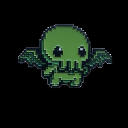 TITAN MERCH ORIGINAL GAMING 8 BIT CTHULHU QUEST ENAMEL PIN BADGE (Pre-Order by 09/07/26 | Est. In-Store: 11/11/26 | Ships after release)