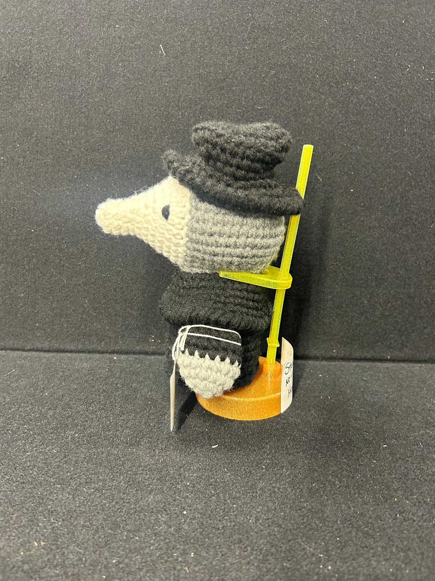 Plague Doctor Crochet Figure