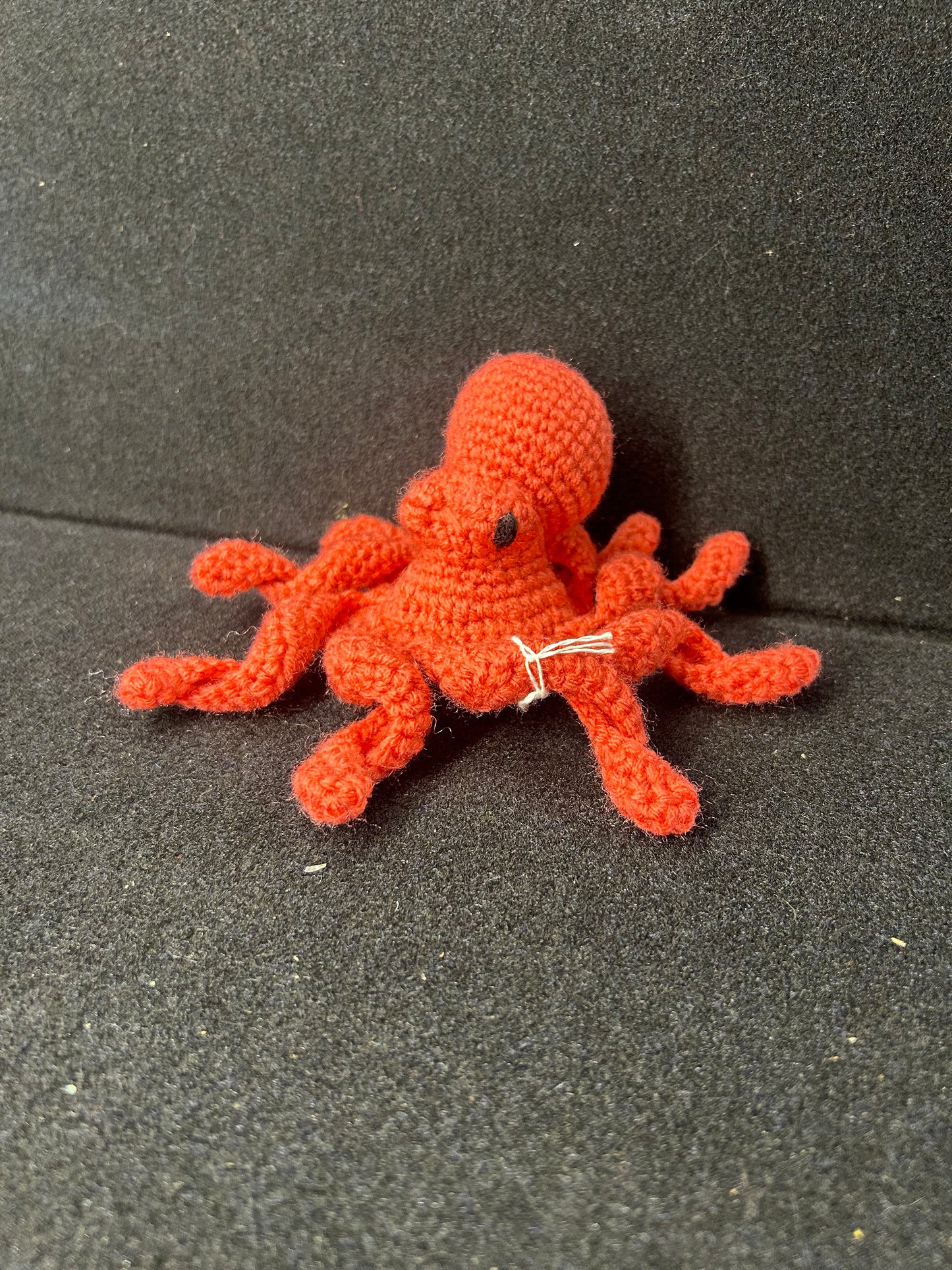 Red Crochet Octopus
