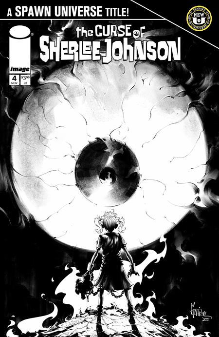 SPAWN THE CURSE OF SHERLEE JOHNSON #4 CVR C JONATHAN GLAPION B&W VAR (Order By 12/15/2025) (Estimated In Store By 01/21/2026)