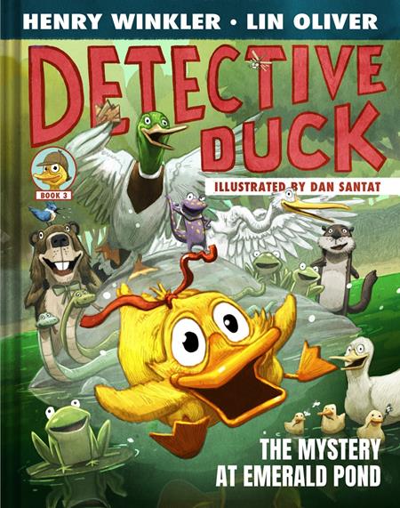 DETECTIVE DUCK ILLUSTRATED NOVEL HC VOL 03 THE MYSTERY AT EMERALD POND (Pre-Order by 09/28/26 | Est. In-Store: 11/04/26 | Ships after release)