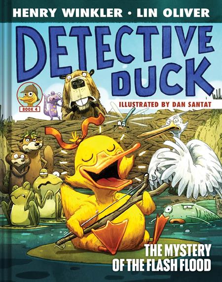 DETECTIVE DUCK ILLUSTRATED NOVEL HC VOL 04 THE MYSTERY OF THE FLASH FLOOD (Pre-Order by 09/28/26 | Est. In-Store: 11/04/26 | Ships after release)