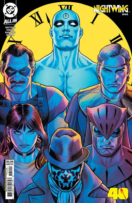 NIGHTWING #144 CVR D NICOLA SCOTT WATCHMEN 40TH ANNIVERSARY CARD STOCK VAR (Pre-Order by 10/26/26 | Est. In-Store: 11/18/26 | Ships after release)