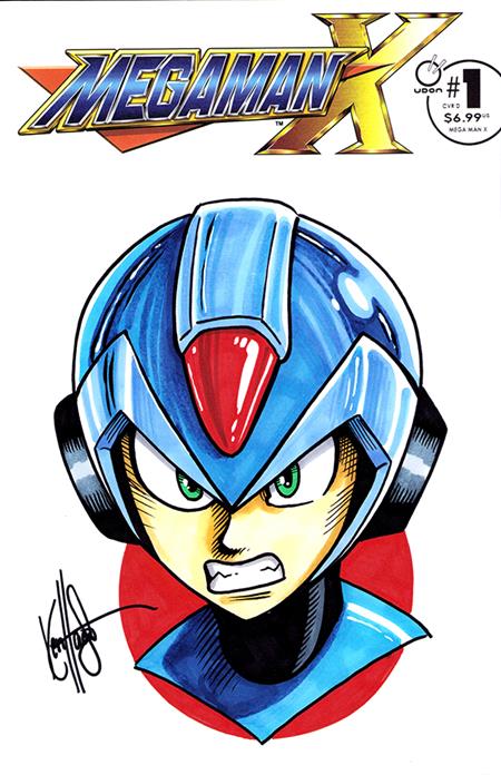 DF MEGAMAN X #1 BLANK VARIANT SIGNED AND REMARKED BY KEN HAESER (Pre-Order by 10/05/26 | Est. In-Store: 11/25/26 | Ships after release)