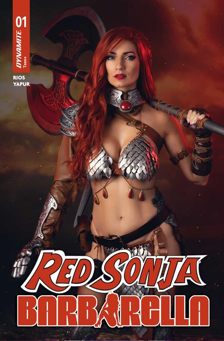 RED SONJA BARBARELLA #1 CVR D COSPLAY IVY RED SONJA VAR (Pre-Order by 10/12/26 | Est. In-Store: 11/04/26 | Ships after release)