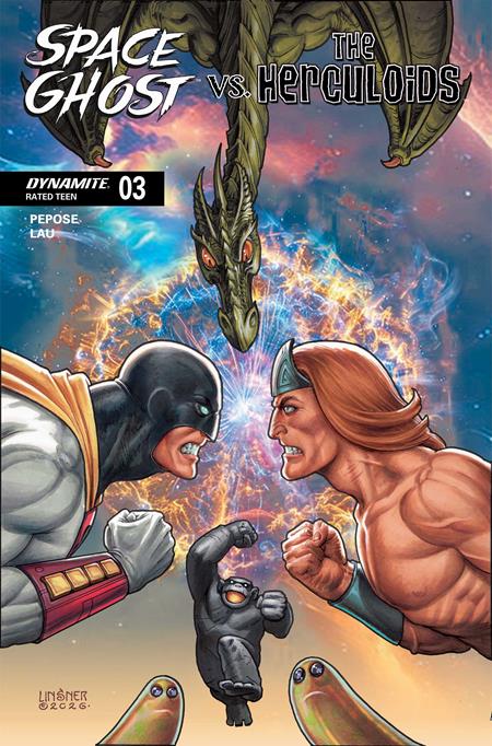 SPACE GHOST VS THE HERCULOIDS #3 CVR C JOSEPH MICHAEL LINSNER VAR (Pre-Order by 10/26/26 | Est. In-Store: 11/18/26 | Ships after release)